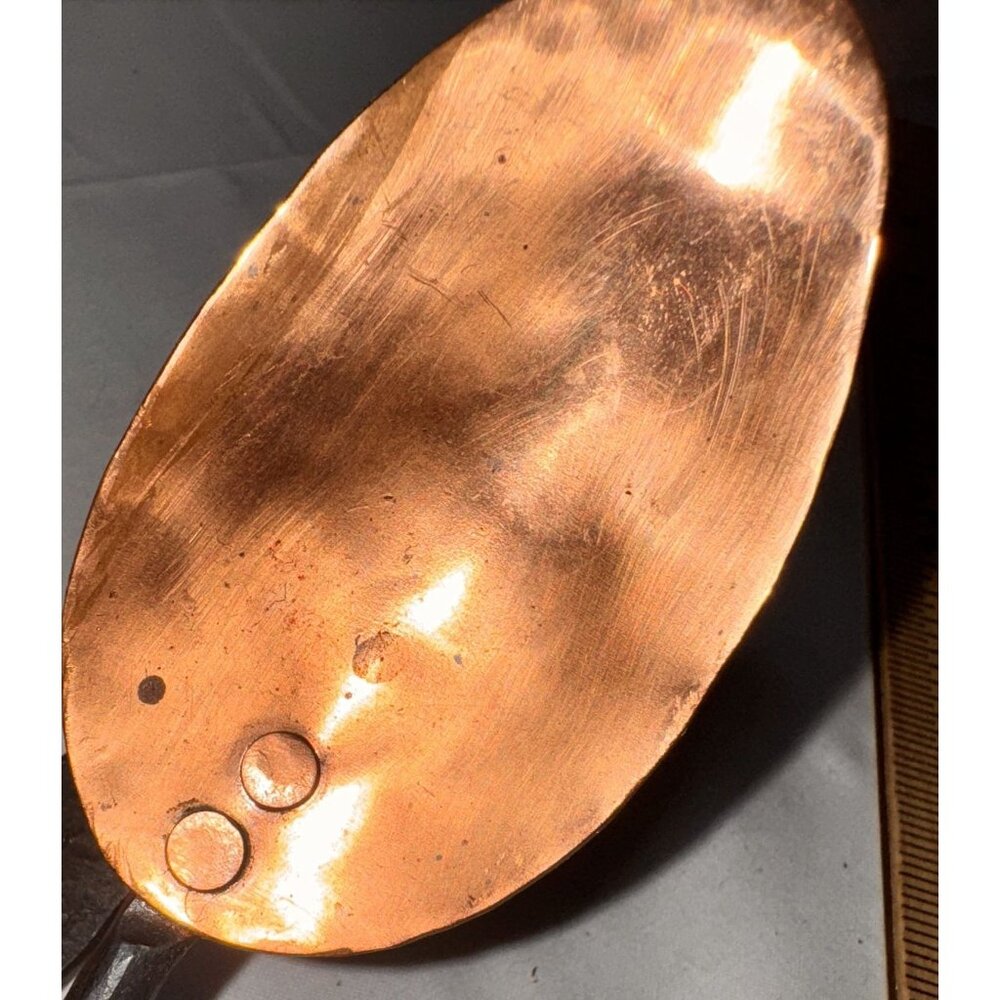 Flag Forge blacksmithing Hand-Forged Copper Iron Spoon Spatula Set southwest - Picture 7 of 13